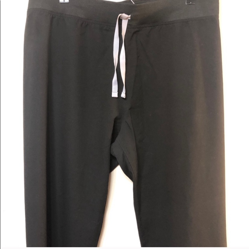 Black Livingston Figs scrub pants